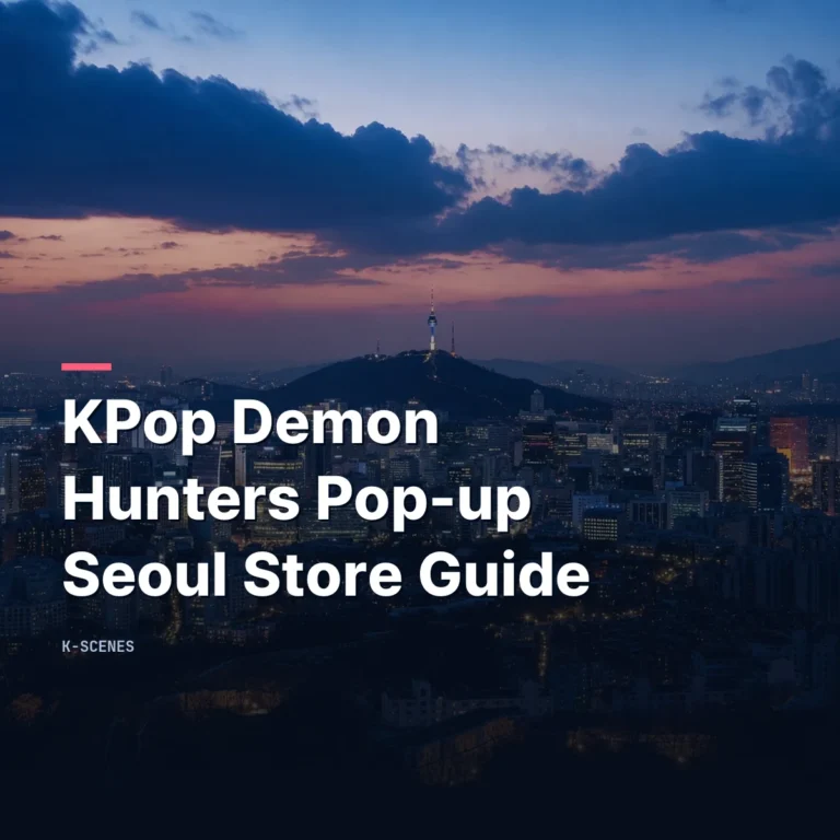 KPop Demon Hunters Pop-up Store in Seoul: Everything You Need to Know (2025)