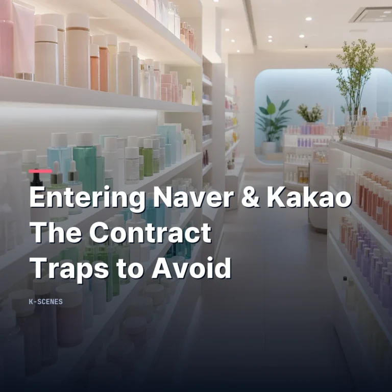 Stop Losing Revenue to Bad Contracts: The Insider’s Way to Enter Naver & Kakao in 2026