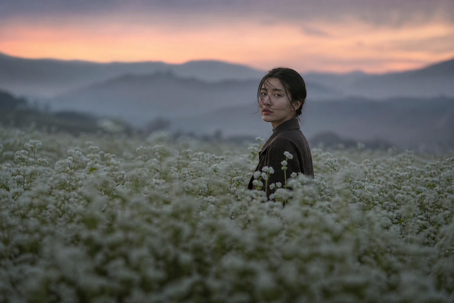 Buckwheat field at dusk, Goblin mood