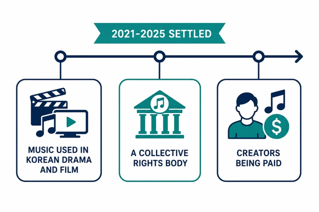 How music royalties flow from Korean drama to creators
