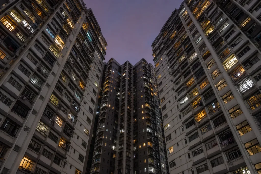 Korean apartment complex concept image