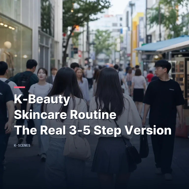 K-Beauty Skincare Routine | The Real 3-5 Step Version