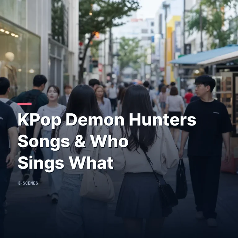 KPop Demon Hunters Songs | Full Track List & Who Sings What