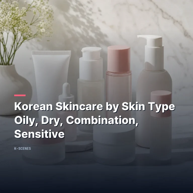 Korean Skincare by Skin Type | Oily, Dry, Combination, Sensitive