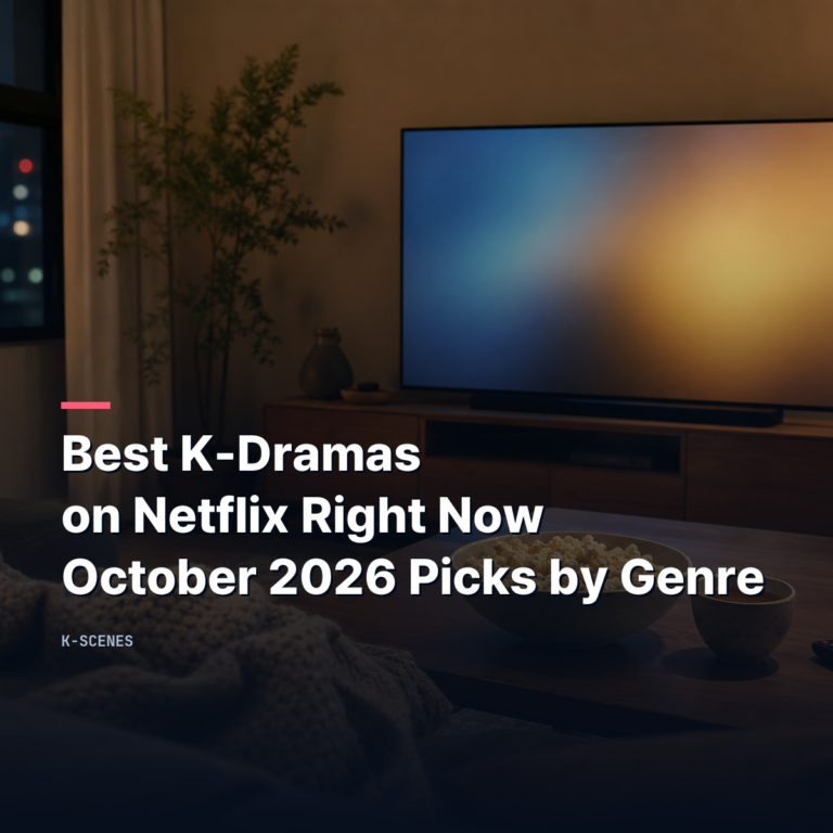 Best K-Dramas on Netflix Right Now, October 2026 picks by genre